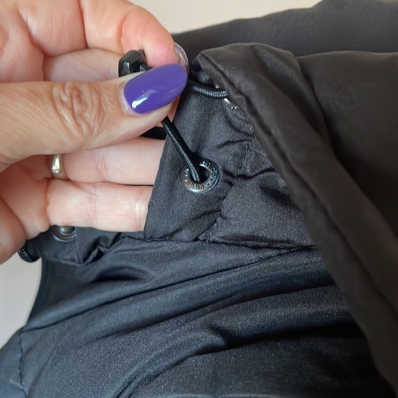 CALVIN KLEIN women’s puffy DUCK DOWN midi COAT hooded 2 way zipper black XS - Picture 7 of 16